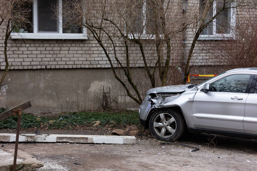 Sprogimas Dzūkų gatvės daugiabutyje