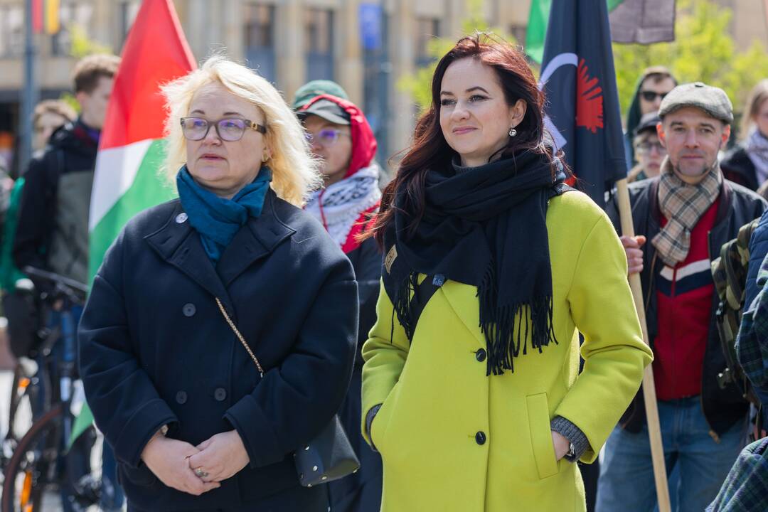 Profesinės sąjungos (G1PS) ir „KArtu – Kairiųjų Aljanso“ eitynės Vilniuje