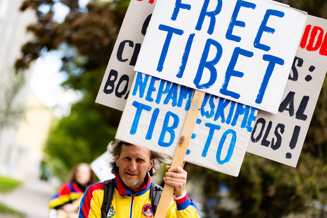 Pilietinė akcija: Tibeto rėmimo grupė siekia atkreipti dėmesį į Kinijoje kalinamų politinių kalinių situaciją