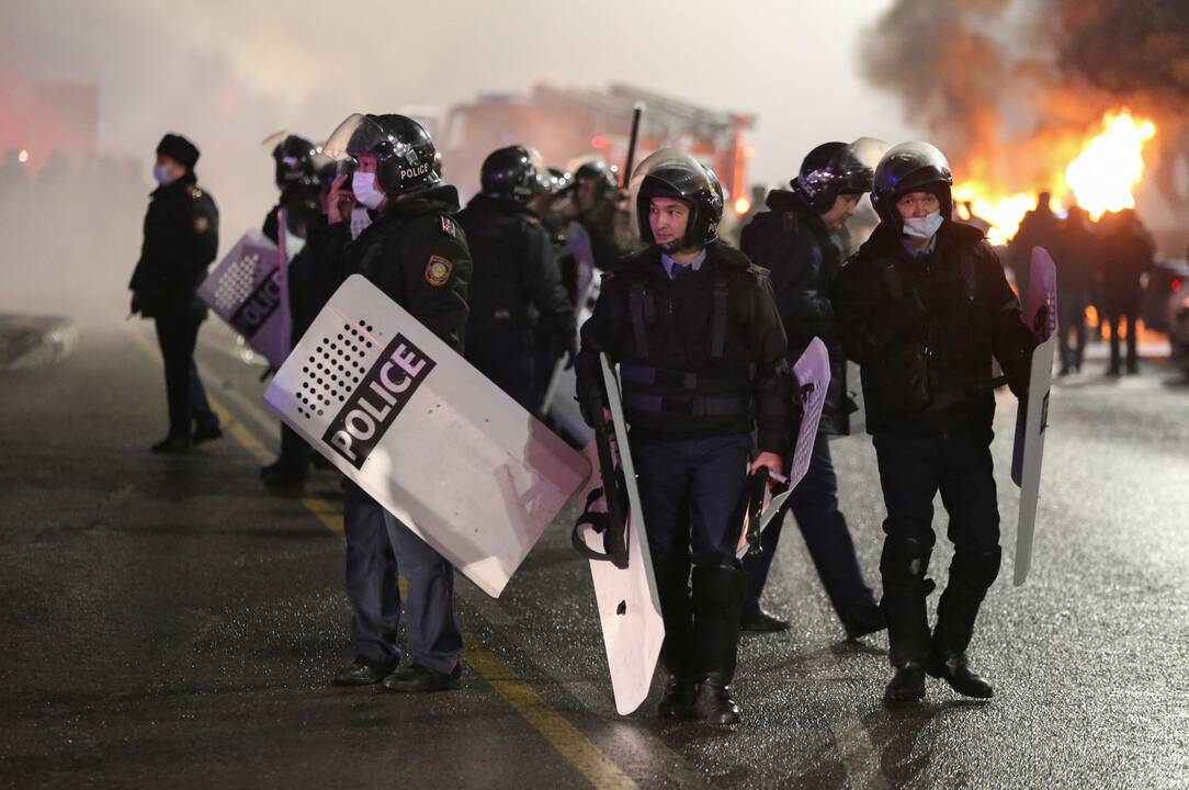 Kazachstane – protestai dėl energijos kainų kilimo