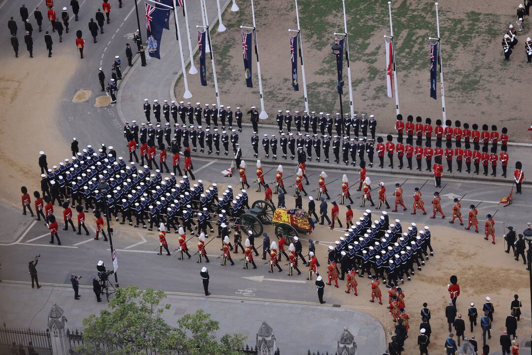 Karalienės Elizabeth II laidotuvių ceremonija