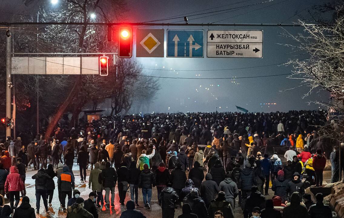 Kazachstane – protestai dėl energijos kainų kilimo