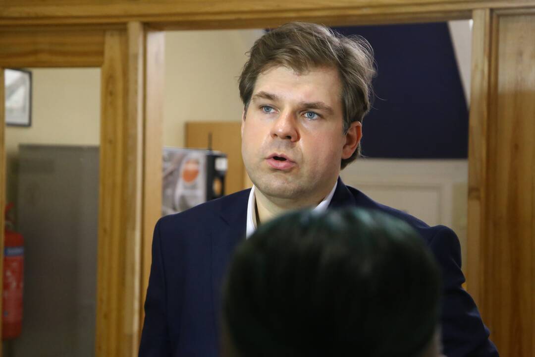 Kristijonas Bartoševičius atvyko į teismą pratęsti savo baigiamąją kalbą