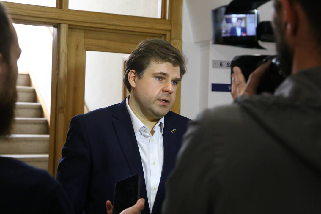 Kristijonas Bartoševičius atvyko į teismą pratęsti savo baigiamąją kalbą
