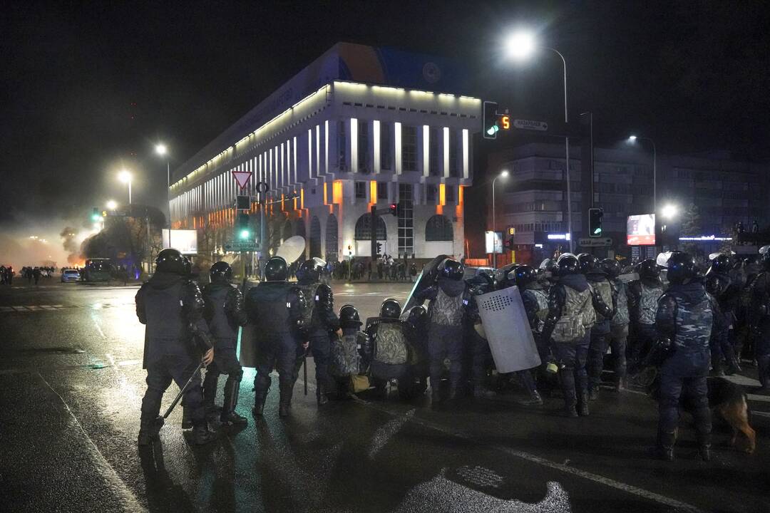 Kazachstane – protestai dėl energijos kainų kilimo