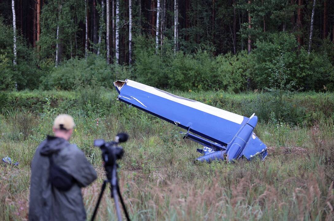 Paryžius: esama pagrįstų abejonių dėl J. Prigožino lėktuvo katastrofos aplinkybių