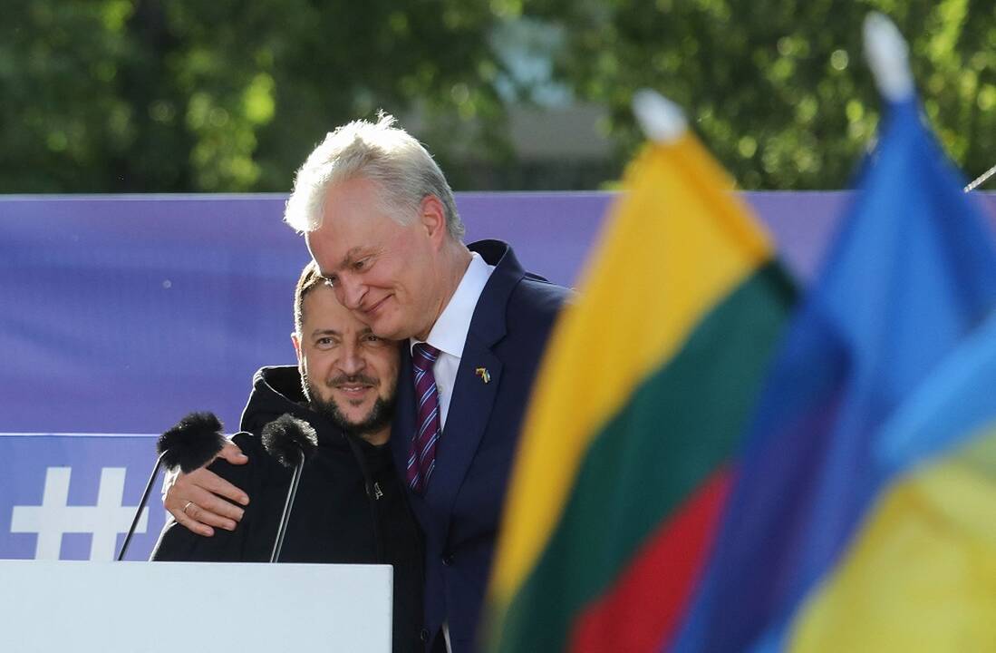 Volodymyras Zelenskis ir Gitanas Nausėda