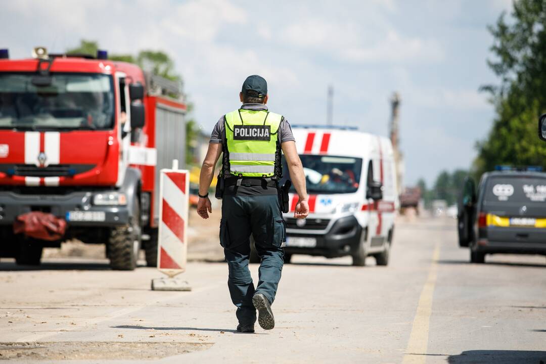 Dujotiekio gatvėje buvo įvestas planas „Skydas“ (papildyta)