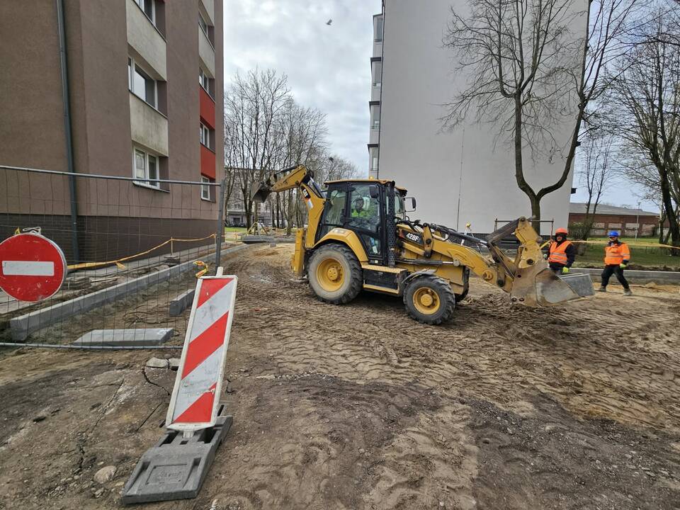 Klaipėdoje įrengiamos papildomos automobilių parkavimo vietos