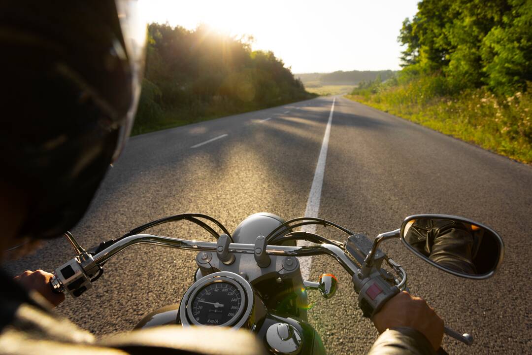 Iš kempingo Karklėje pavogtas 12 tūkst. eurų vertės vokiečio motociklas