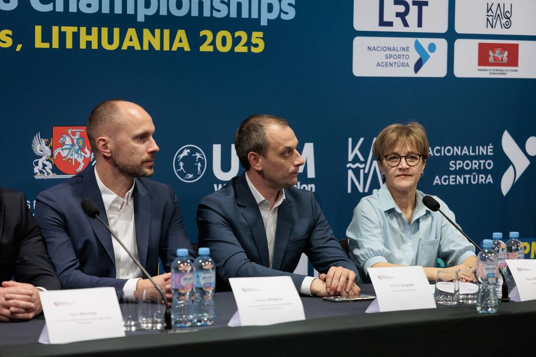 Šiuolaikinės penkiakovės pasaulio čempionato Kaune pristatymas