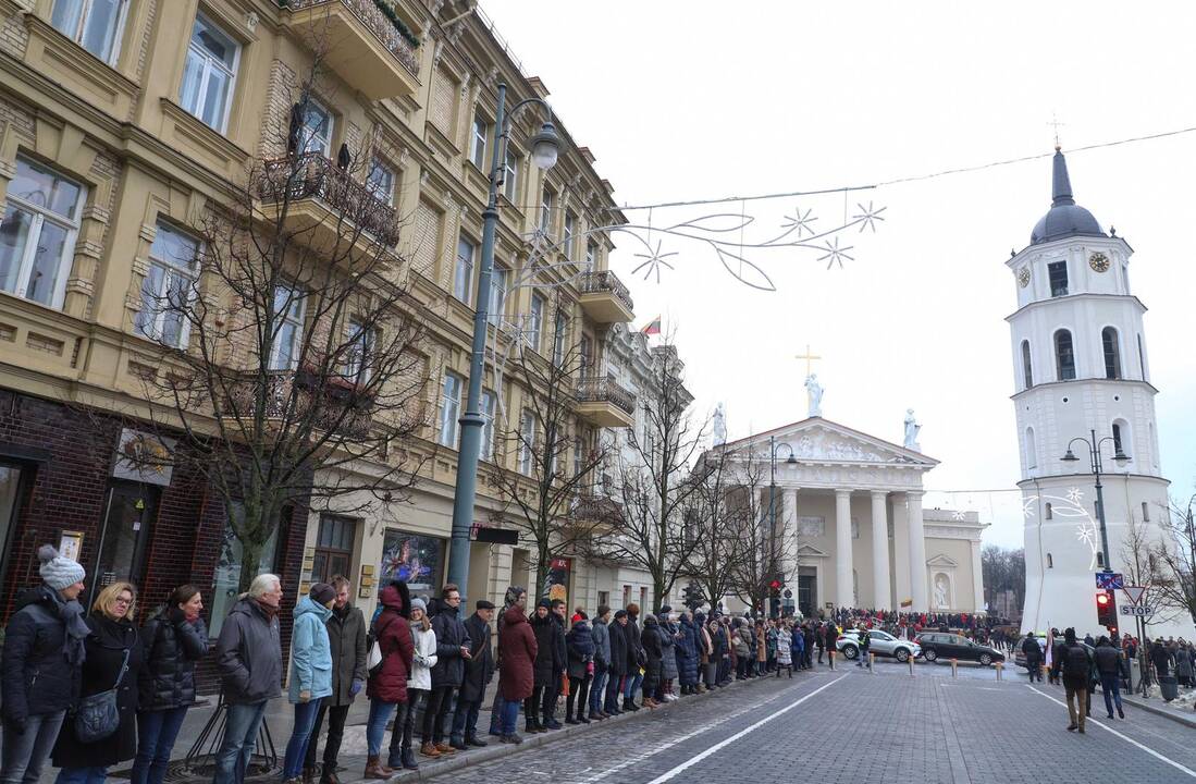 Protestas „Paskutinis skambutis“
