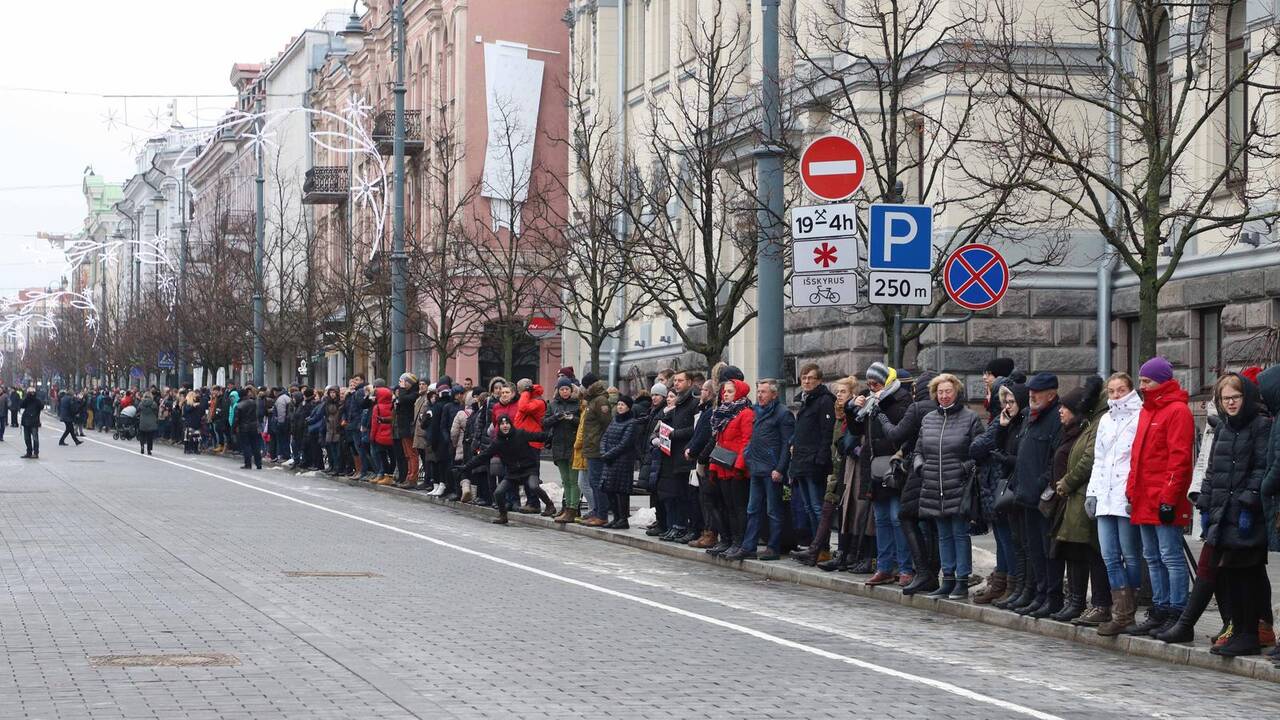 Protestas „Paskutinis skambutis“