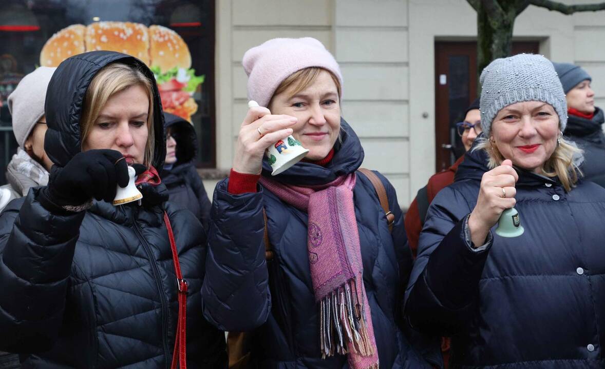 Protestas „Paskutinis skambutis“