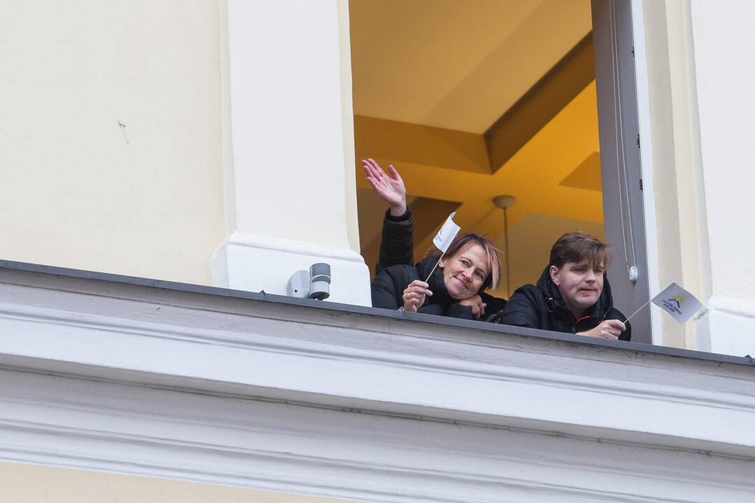 Protestas „Paskutinis skambutis“
