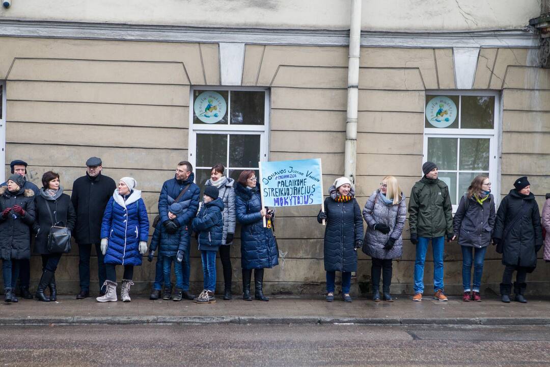 Protestas „Paskutinis skambutis“