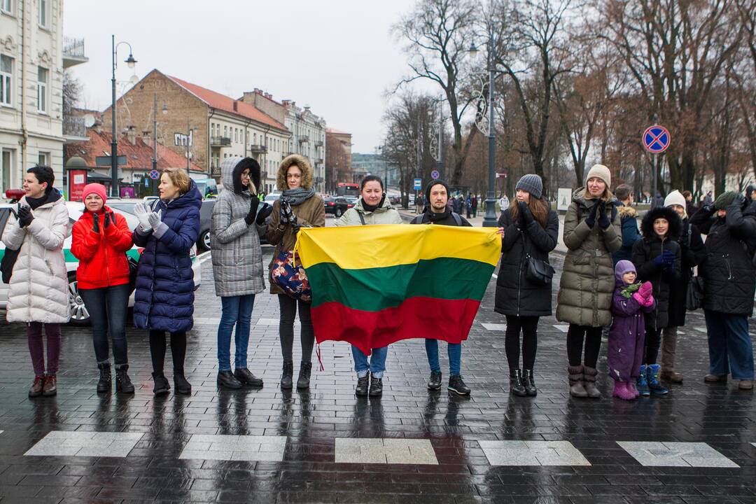 Protestas „Paskutinis skambutis“