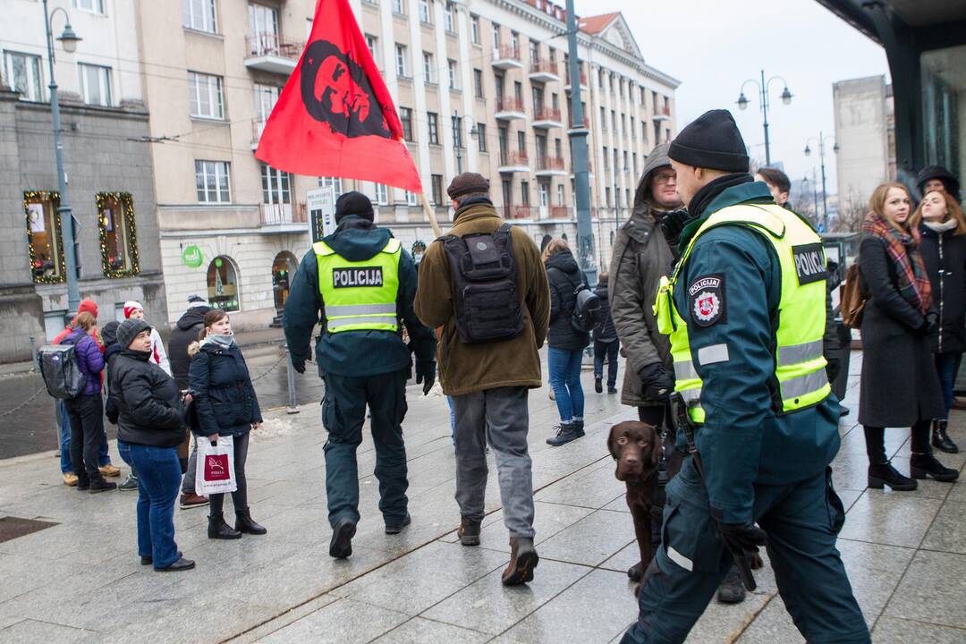 Protestas „Paskutinis skambutis“