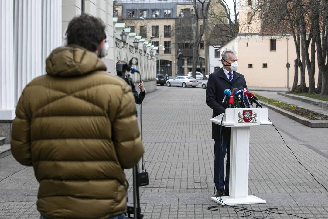 Prezidento G. Nausėdos spaudos konferencija