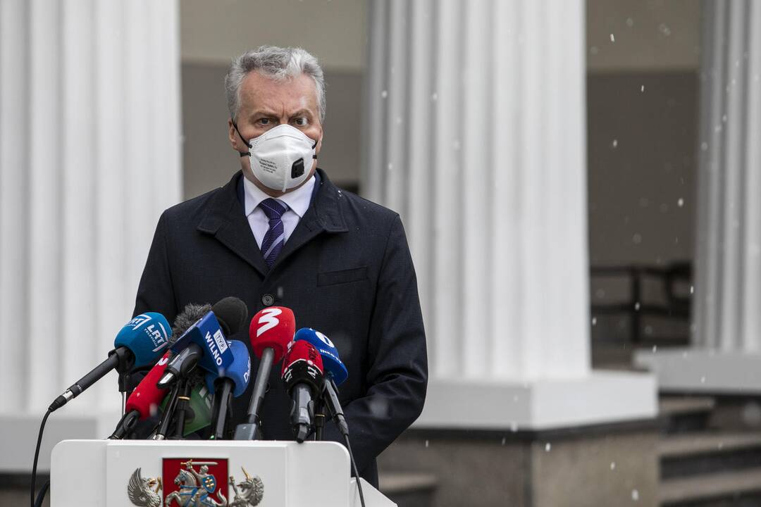 Prezidento G. Nausėdos spaudos konferencija