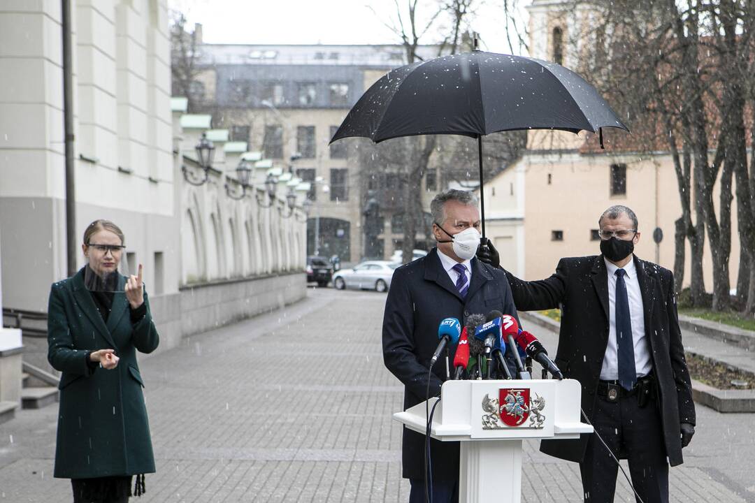 Prezidento G. Nausėdos spaudos konferencija