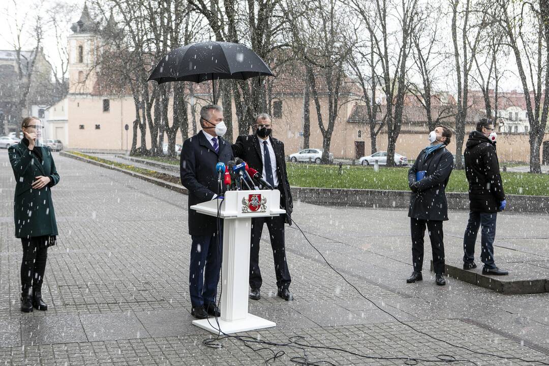Prezidento G. Nausėdos spaudos konferencija