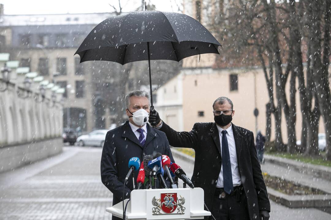 Prezidento G. Nausėdos spaudos konferencija