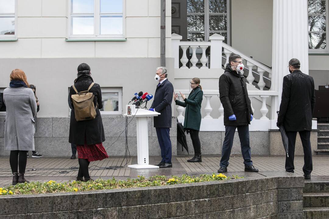 Prezidento G. Nausėdos spaudos konferencija
