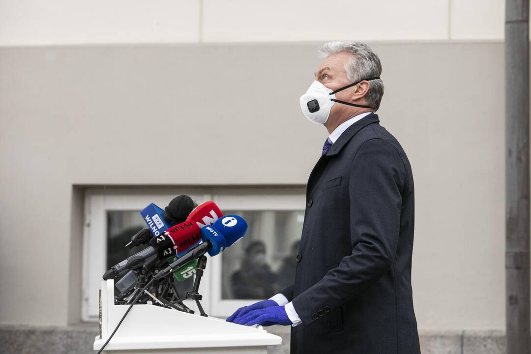 Prezidento G. Nausėdos spaudos konferencija