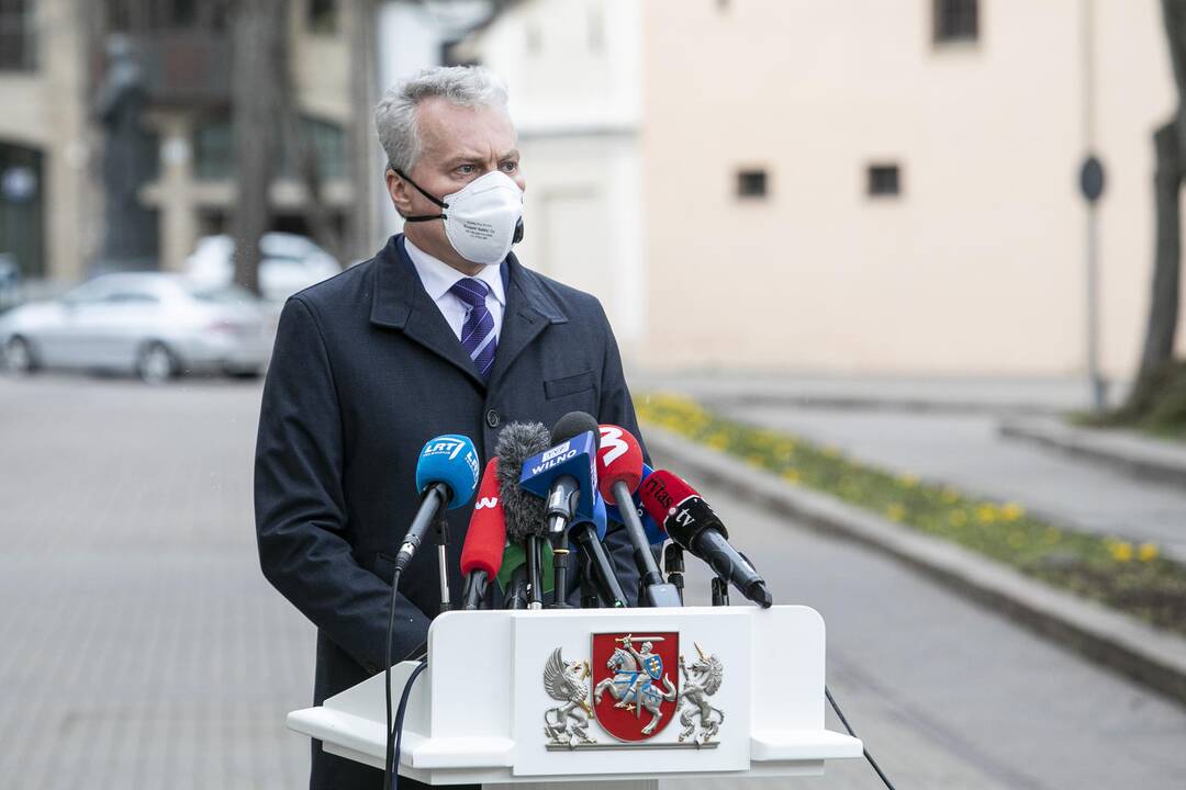 Prezidento G. Nausėdos spaudos konferencija