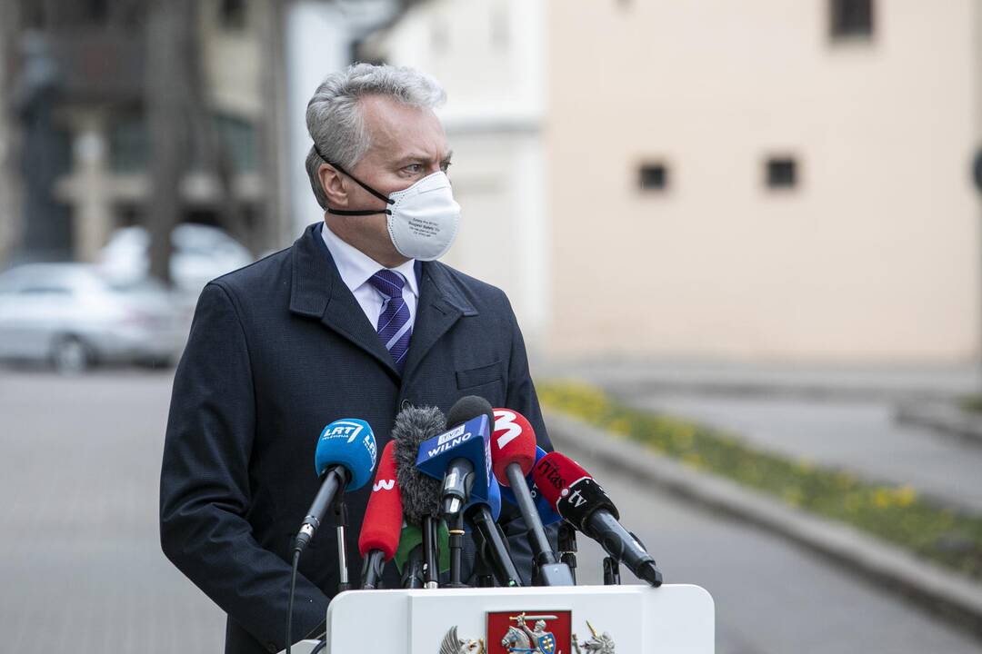 Prezidento G. Nausėdos spaudos konferencija