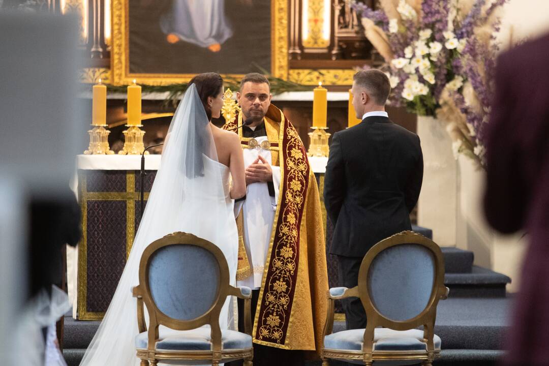 I. Burlinskaitės ir L. Vaisietos vestuvės