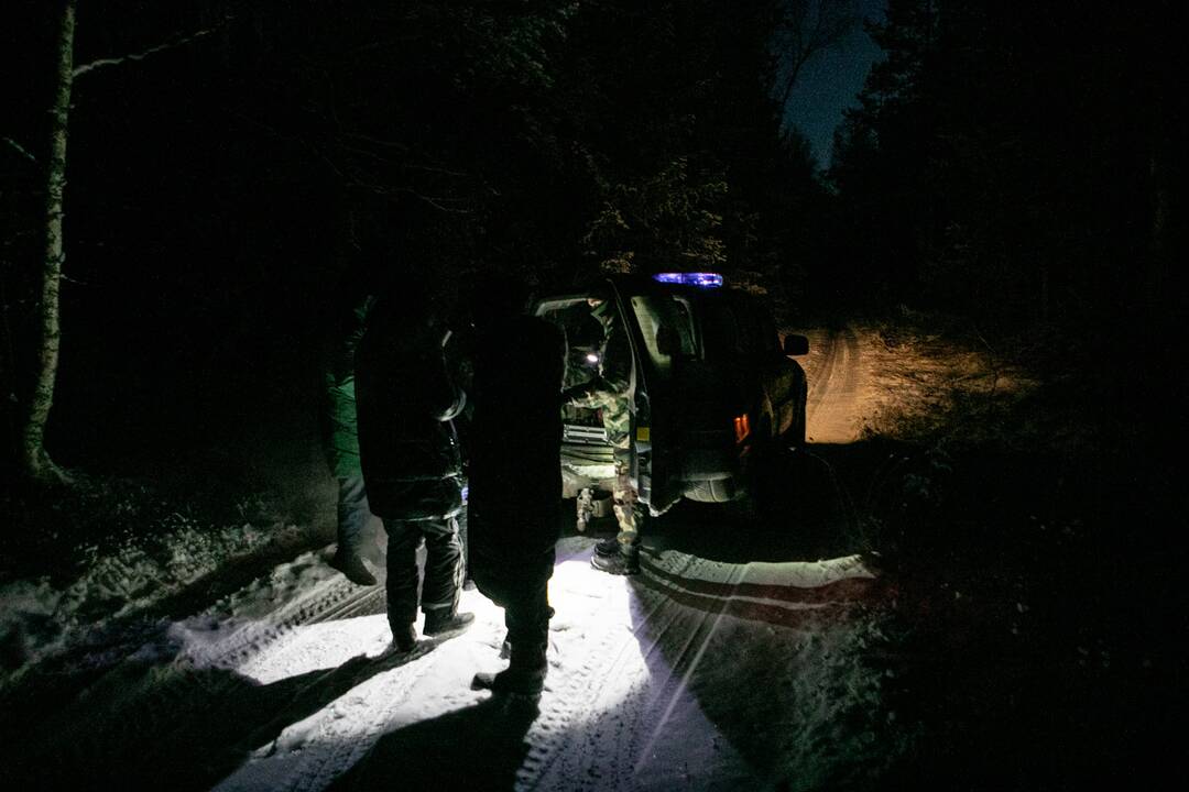 Pasienyje su Baltarusija apgręžti šeši neteisėti migrantai