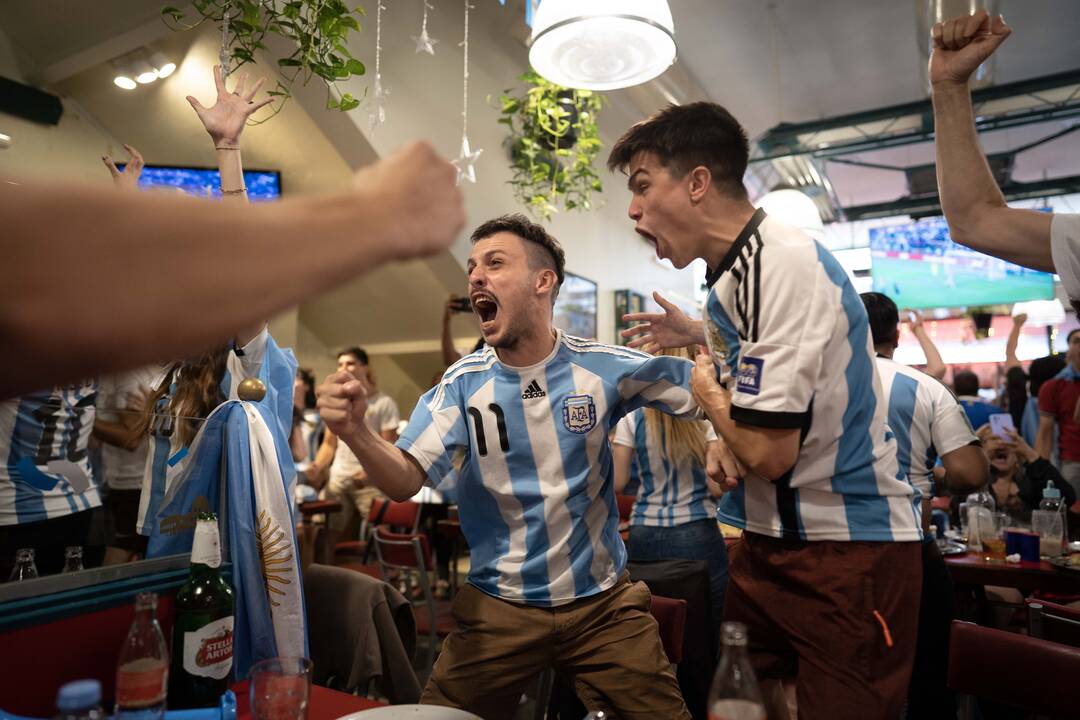 Argentina laukia L. Messi ir pasaulio čempionato nugalėtojų