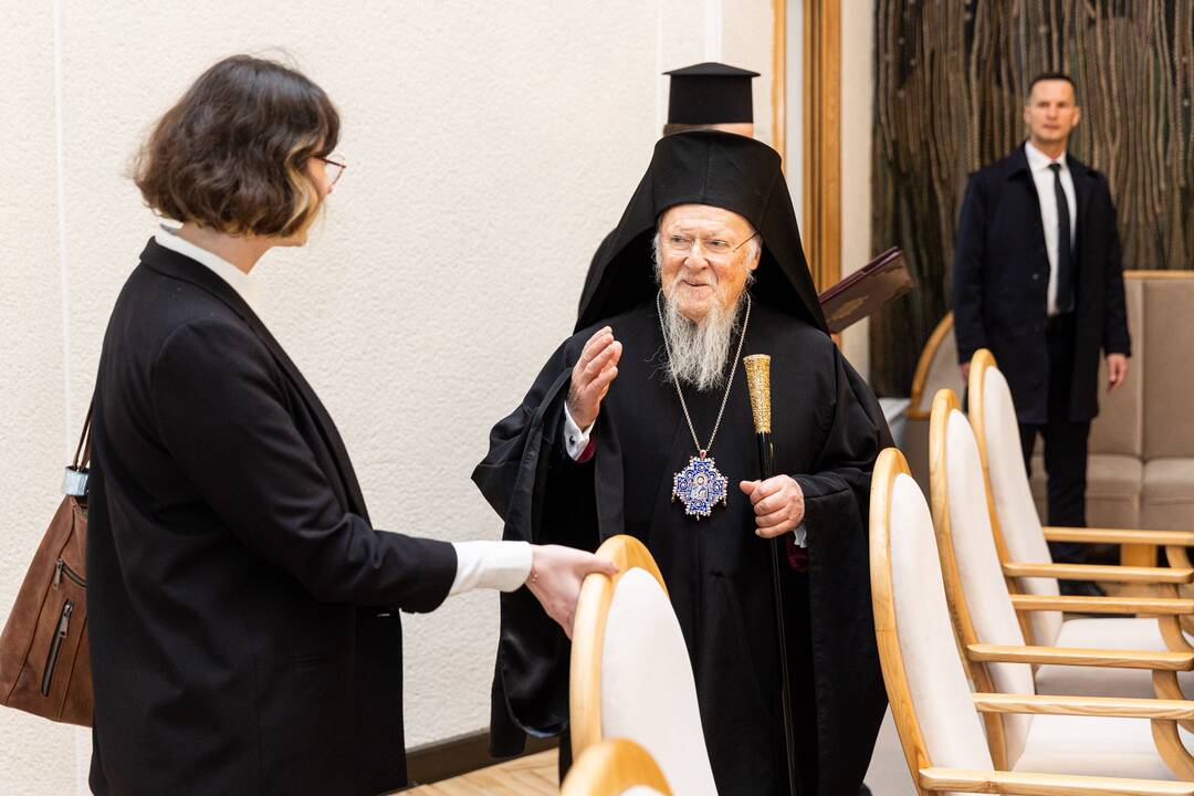I. Šimonytė susitiko su Konstantinopolio patriarchu Baltramiejumi I