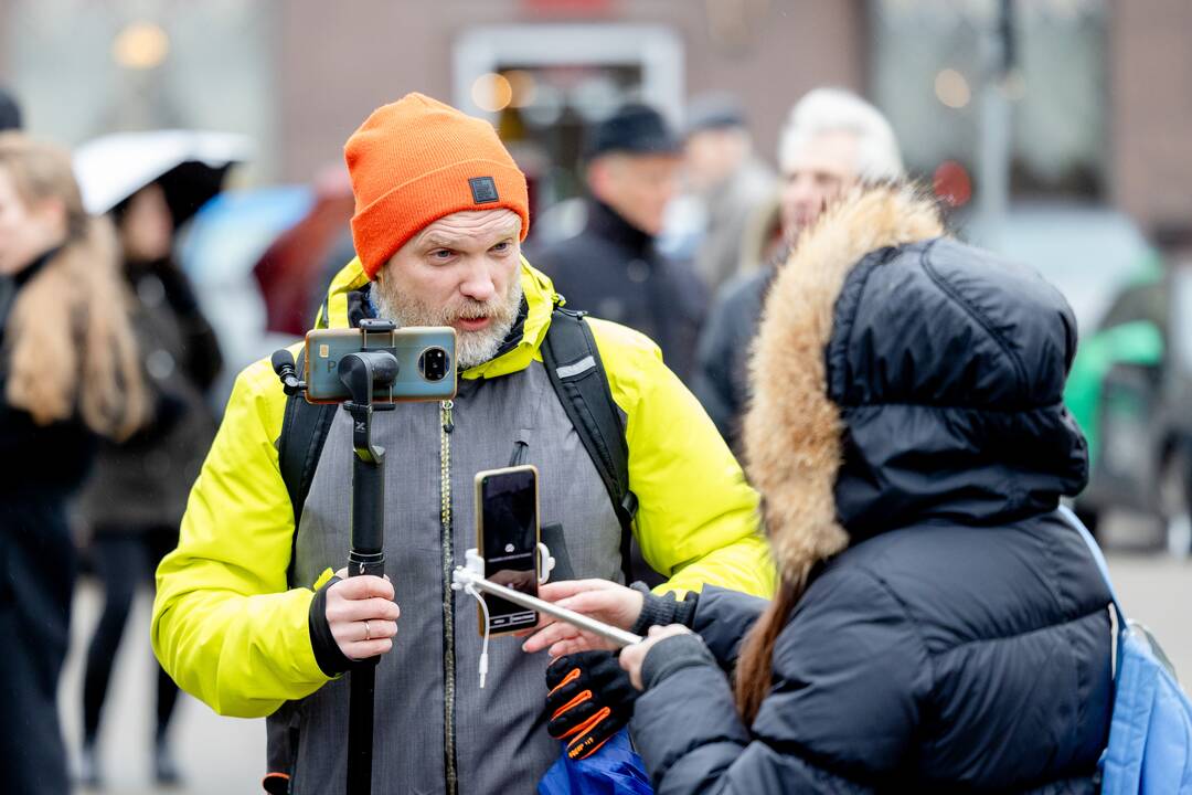 Prie Seimo – protestas dėl plynųjų miškų kirtimų