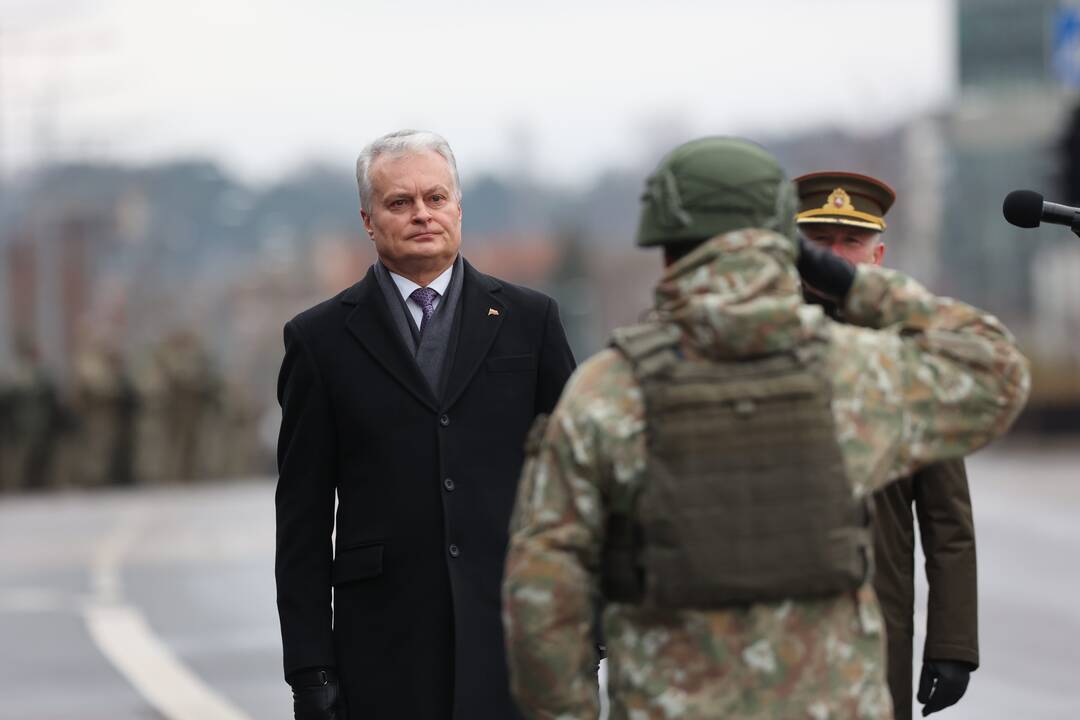 Iškilmingas karinis paradas Vilniuje