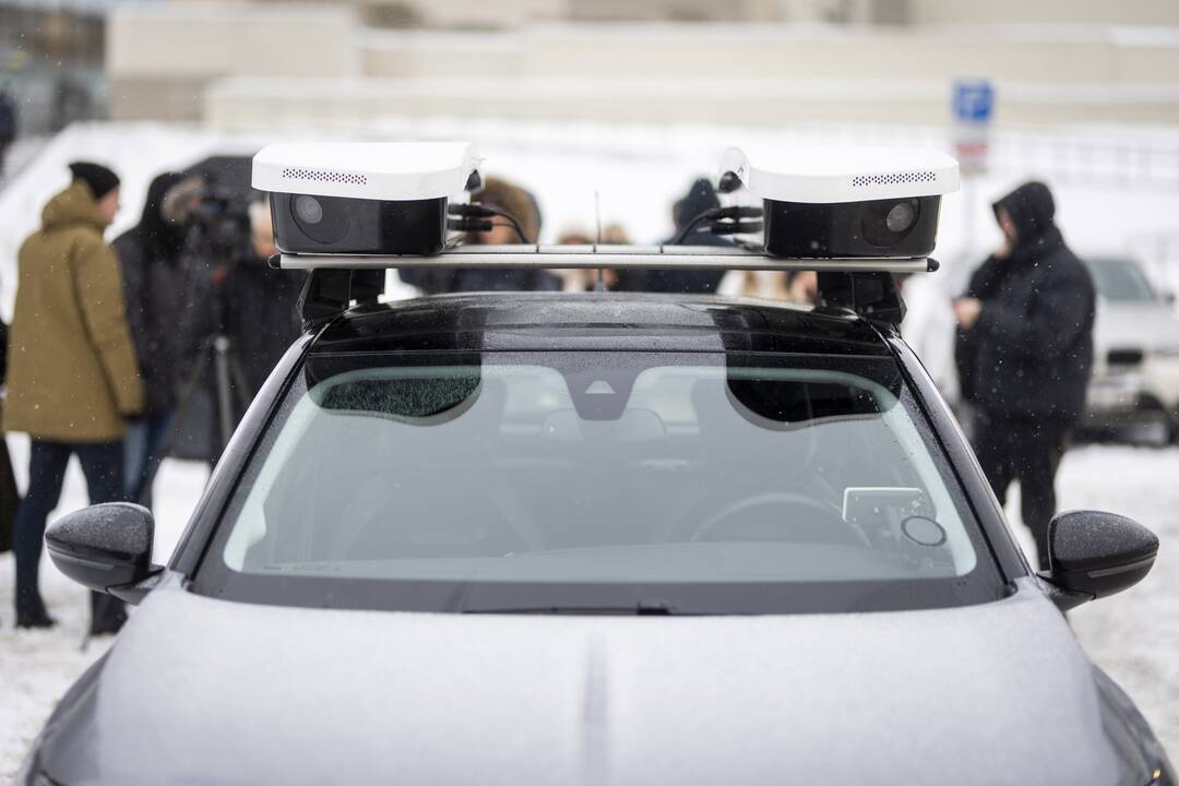 Vilniuje pristatytas e. kontrolės automobilis