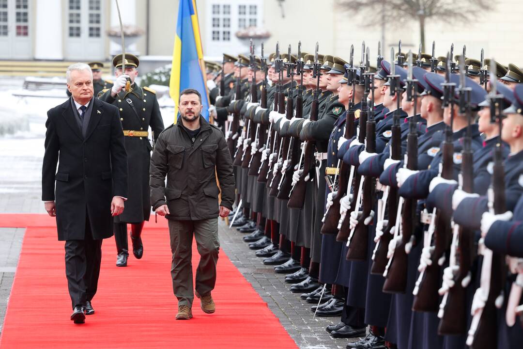 V. Zelenskio ir G. Nausėdos susitikimas