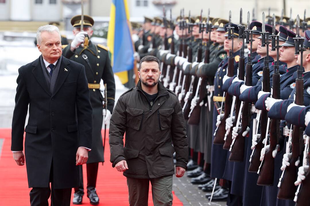 V. Zelenskio ir G. Nausėdos susitikimas