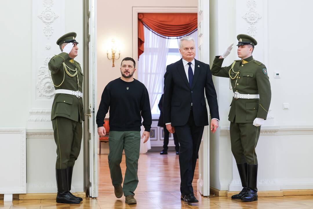 V. Zelenskio ir G. Nausėdos susitikimas