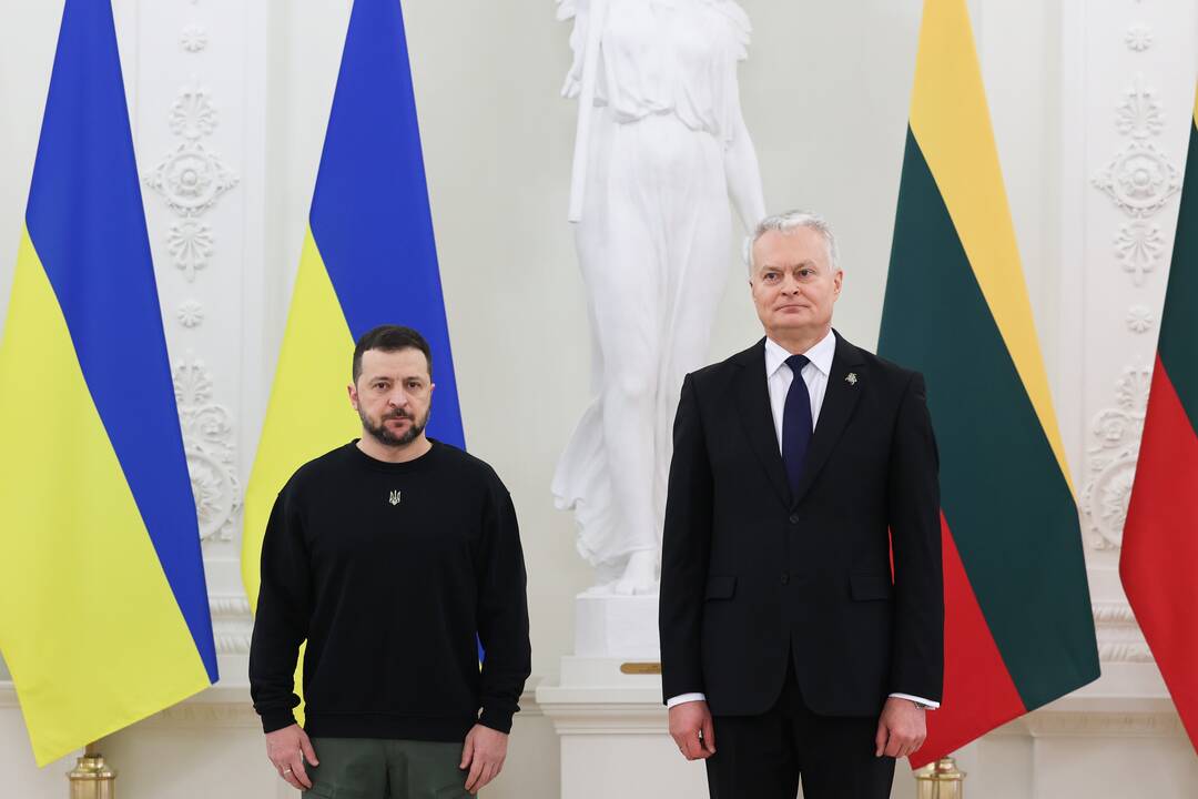 V. Zelenskio ir G. Nausėdos susitikimas