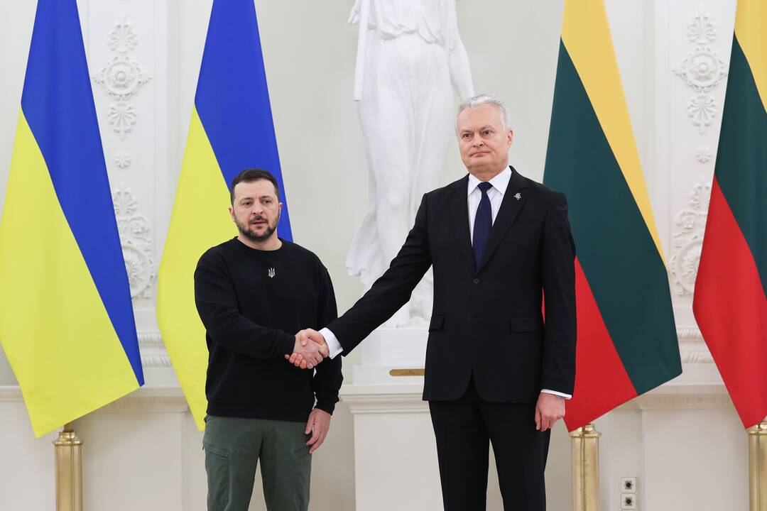 V. Zelenskio ir G. Nausėdos susitikimas