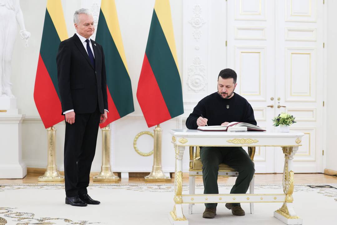 V. Zelenskio ir G. Nausėdos susitikimas