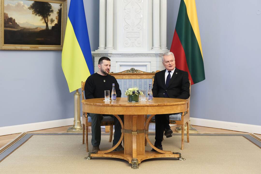 V. Zelenskio ir G. Nausėdos susitikimas