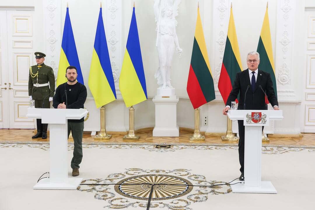 V. Zelenskio ir G. Nausėdos susitikimas