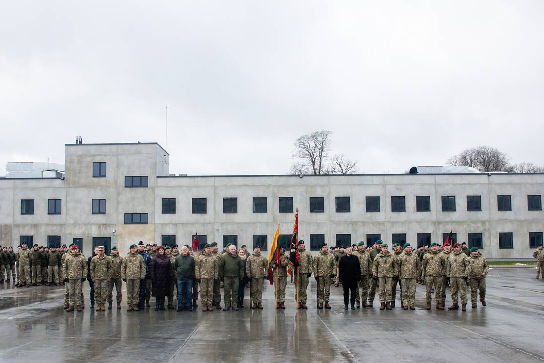 Šilalės rajone atidarytas karinis miestelis