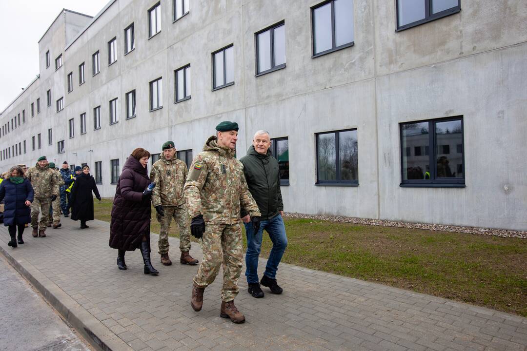 Šilalės rajone atidarytas karinis miestelis