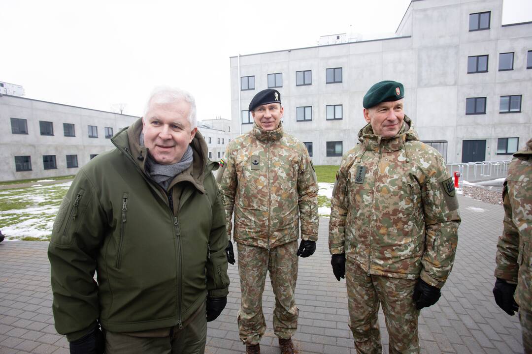 Šilalės rajone atidarytas karinis miestelis