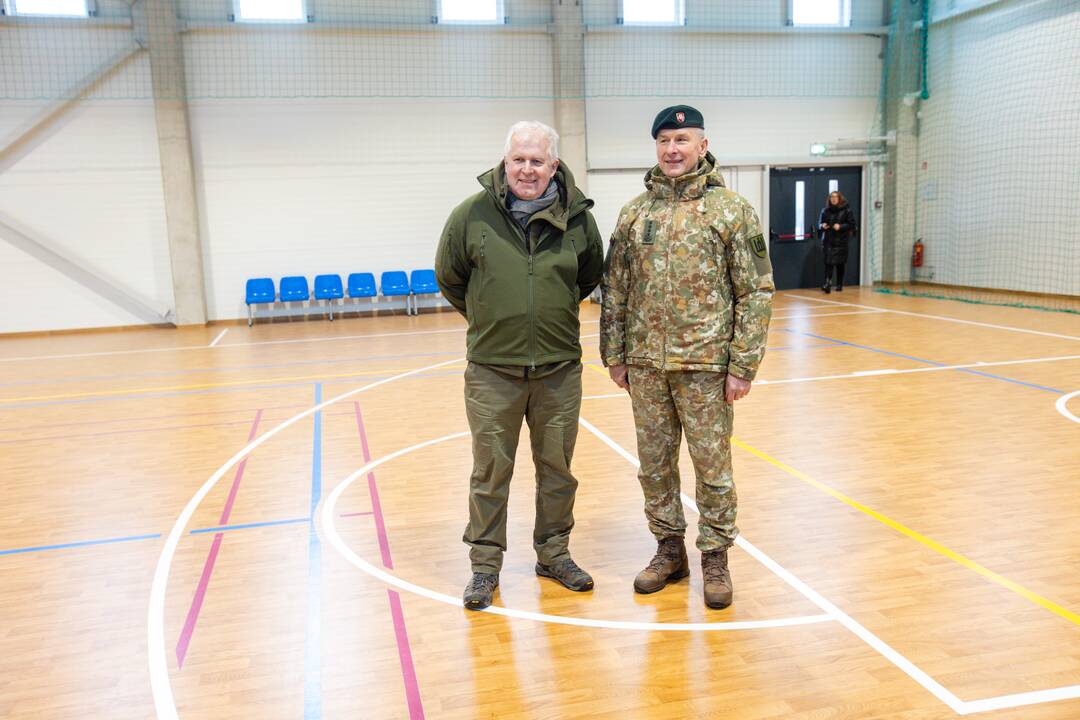Šilalės rajone atidarytas karinis miestelis